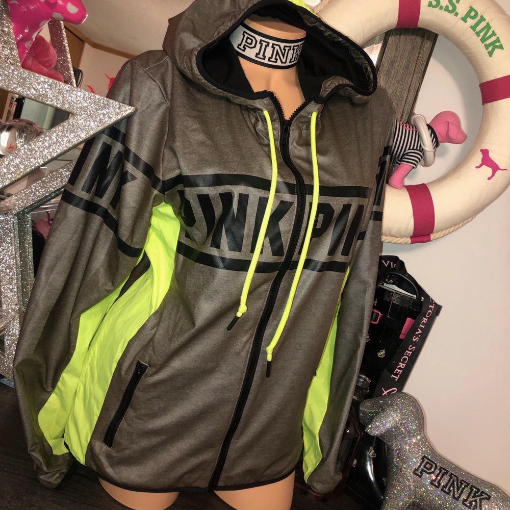 RARE HTF Victoria’s Secret Pink Anorak Jacket
